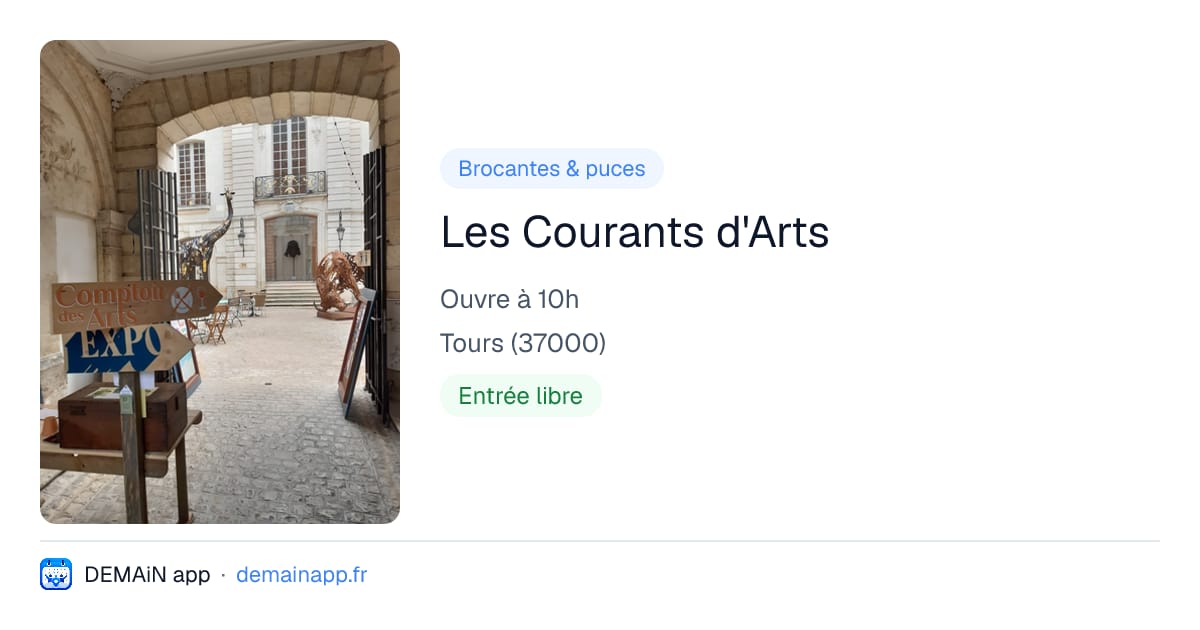Les Courants d'Arts — Tours