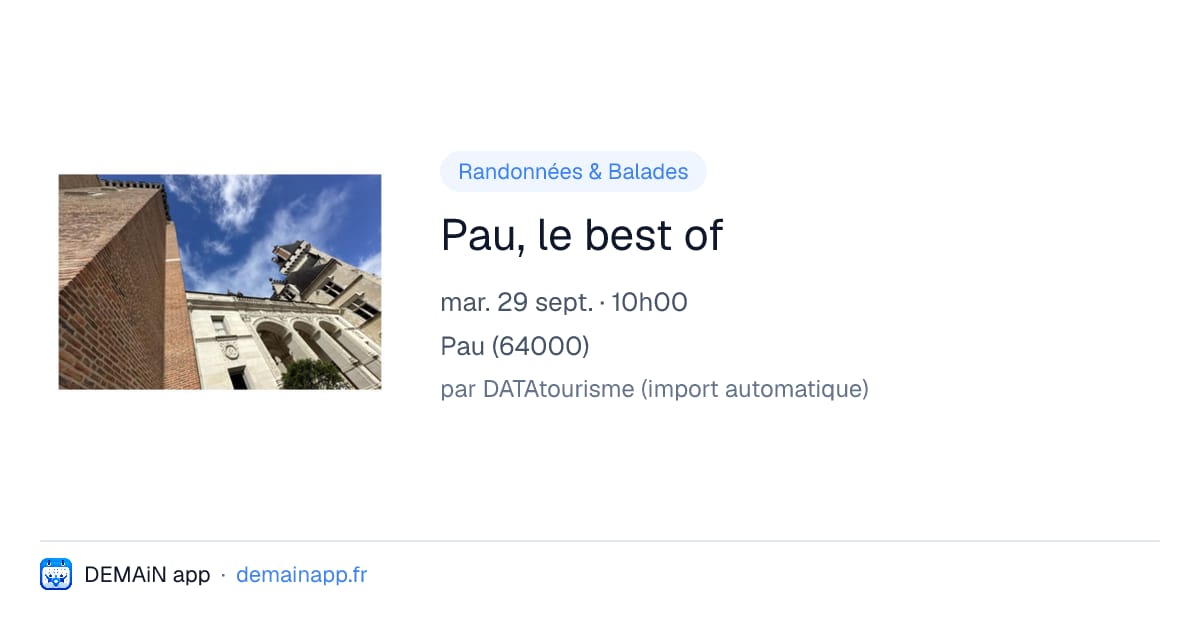 Pau, le best of — Pau