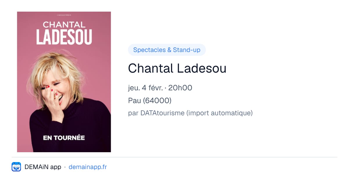 Chantal Ladesou — Pau