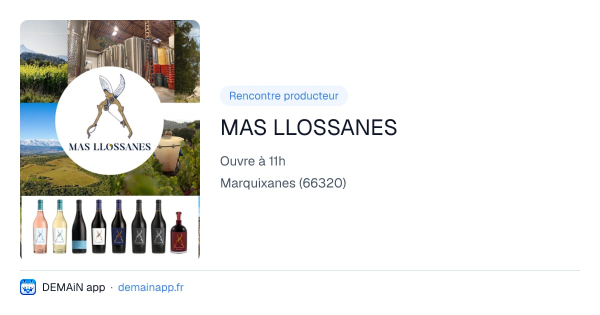 MAS LLOSSANES — Marquixanes