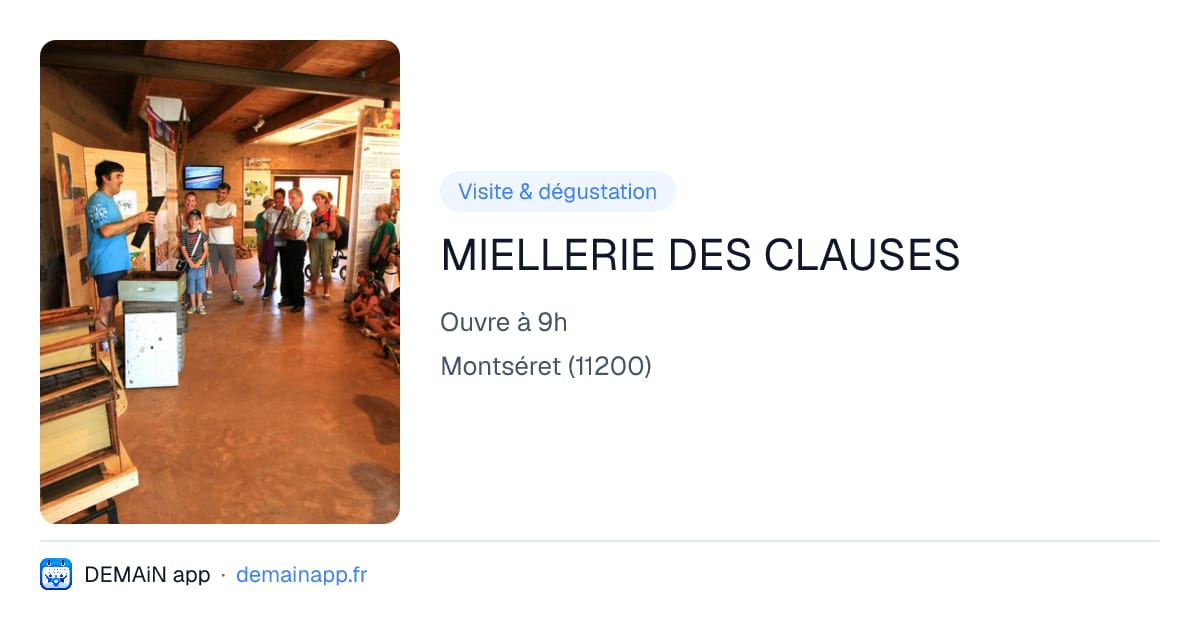 MIELLERIE DES CLAUSES — Montséret