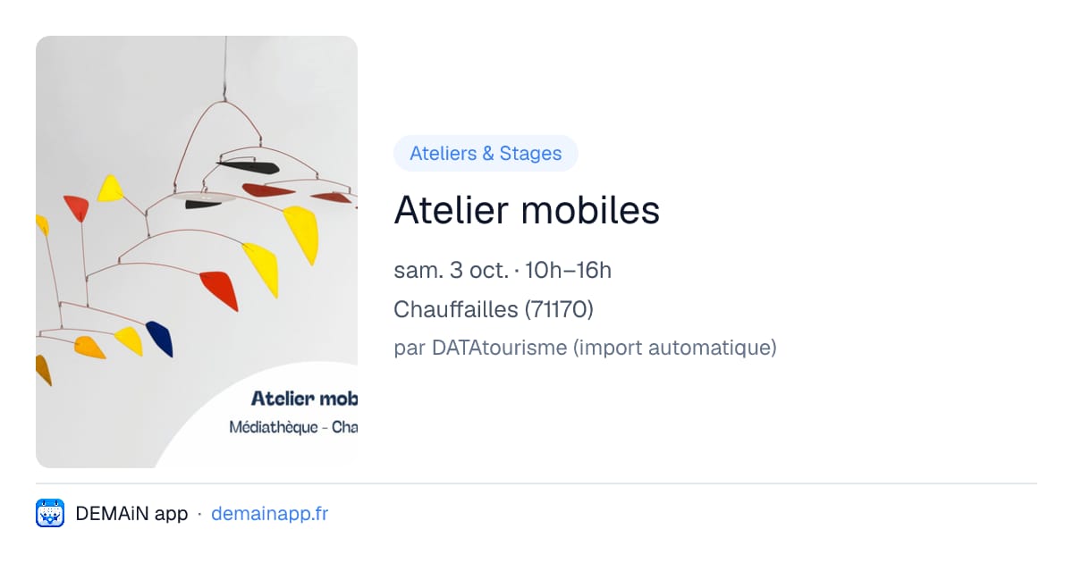 Atelier mobiles — Chauffailles