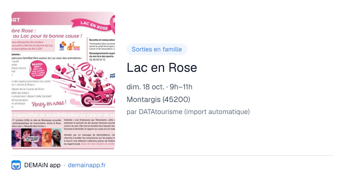 Lac en Rose — Montargis