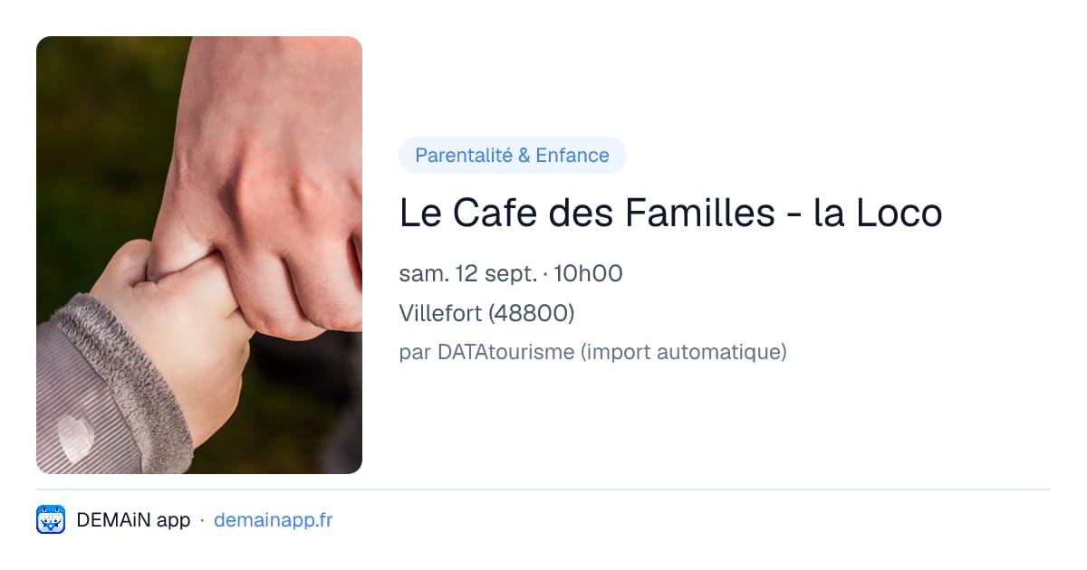 Le Cafe des Familles - la Loco — Villefort