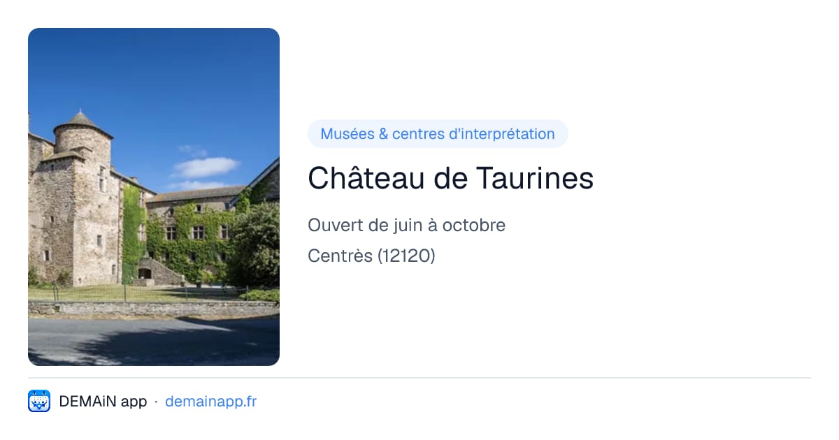 Château de Taurines — Centrès