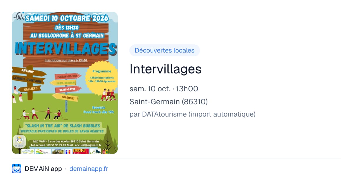 Intervillages — Saint-Germain
