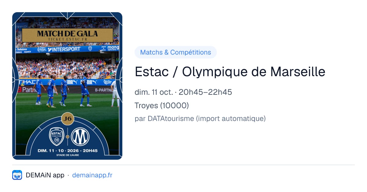 Estac / Olympique de Marseille — Troyes