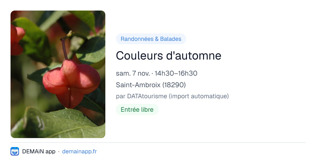 Couleurs d'automne — Saint-Ambroix