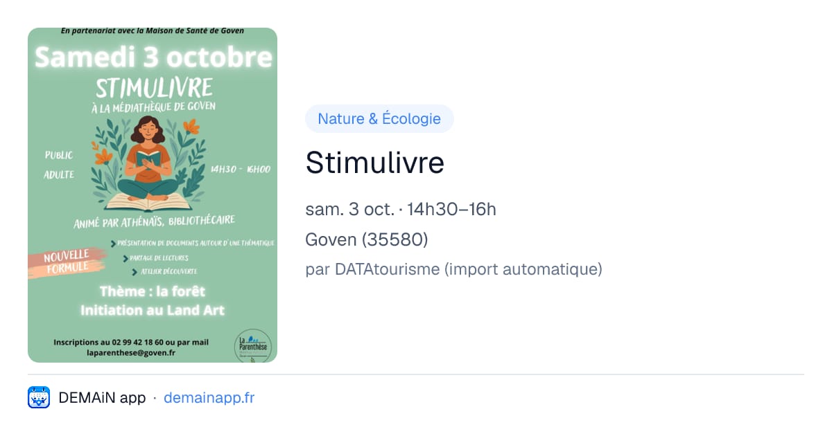 Stimulivre — Goven