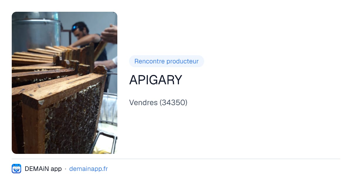 APIGARY — Vendres