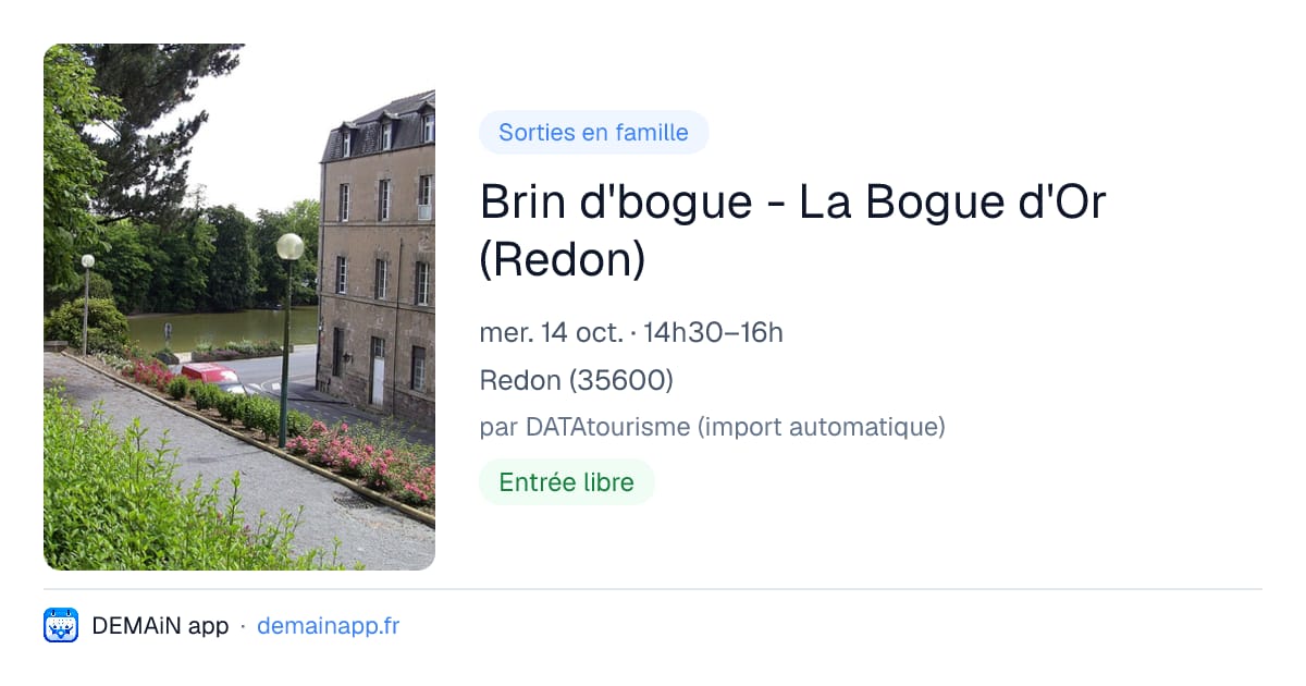 Brin d'bogue - La Bogue d'Or (Redon) — Redon