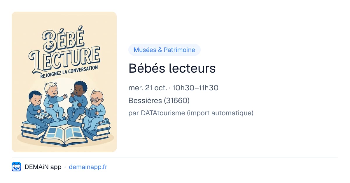 Bébés lecteurs — Bessières