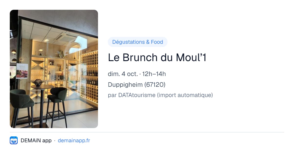 Le Brunch du Moul’1 — Duppigheim