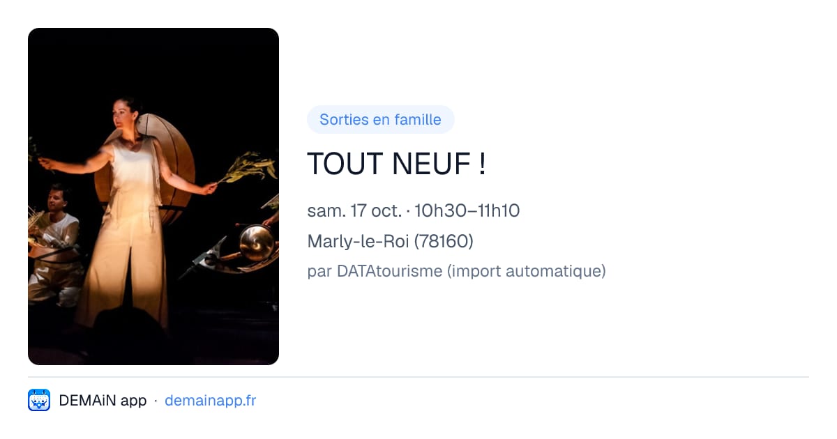 TOUT NEUF ! — Marly-le-Roi