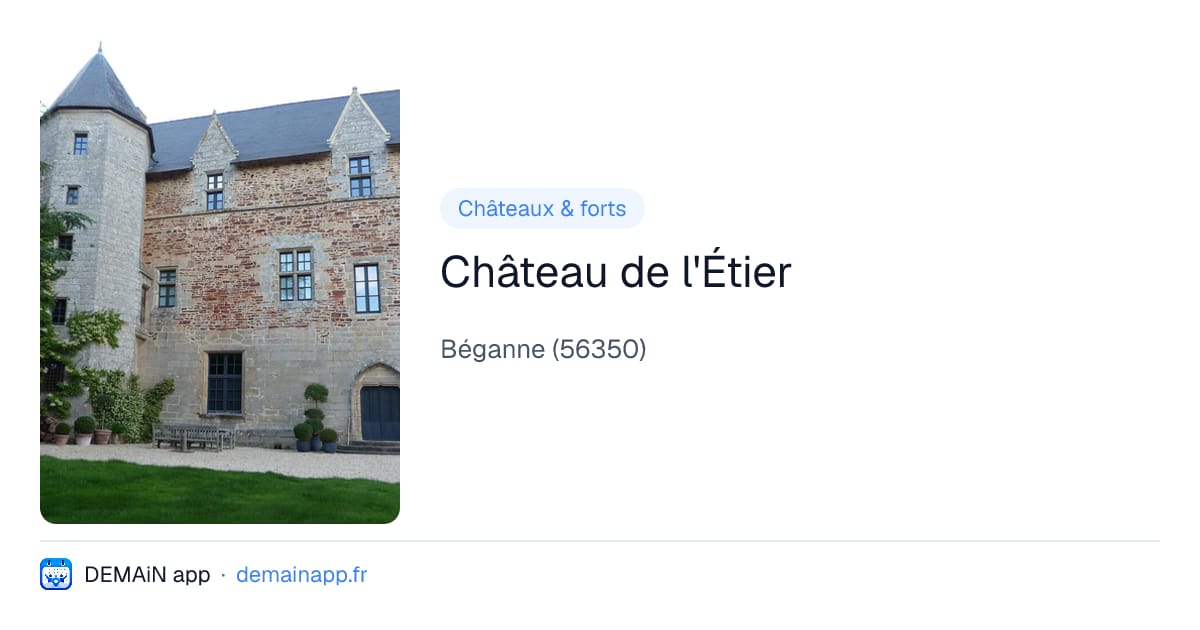 Château de l'Étier — Béganne