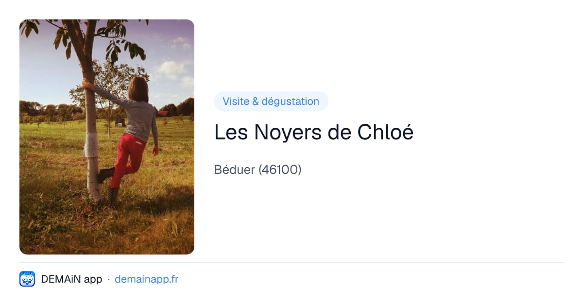 Les Noyers de Chloé — Béduer