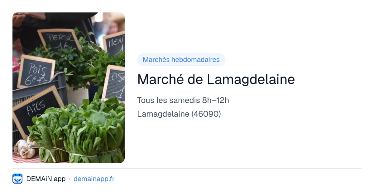 Marché de Lamagdelaine — Lamagdelaine
