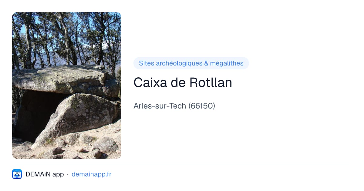Caixa de Rotllan — Arles-sur-Tech