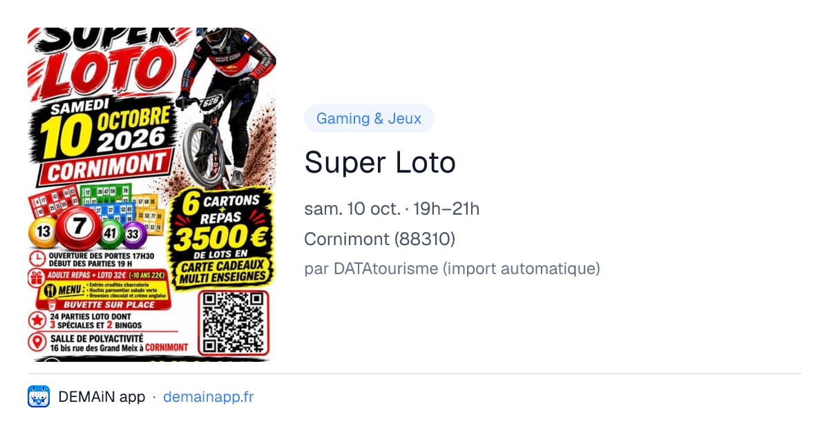 Super Loto — Cornimont