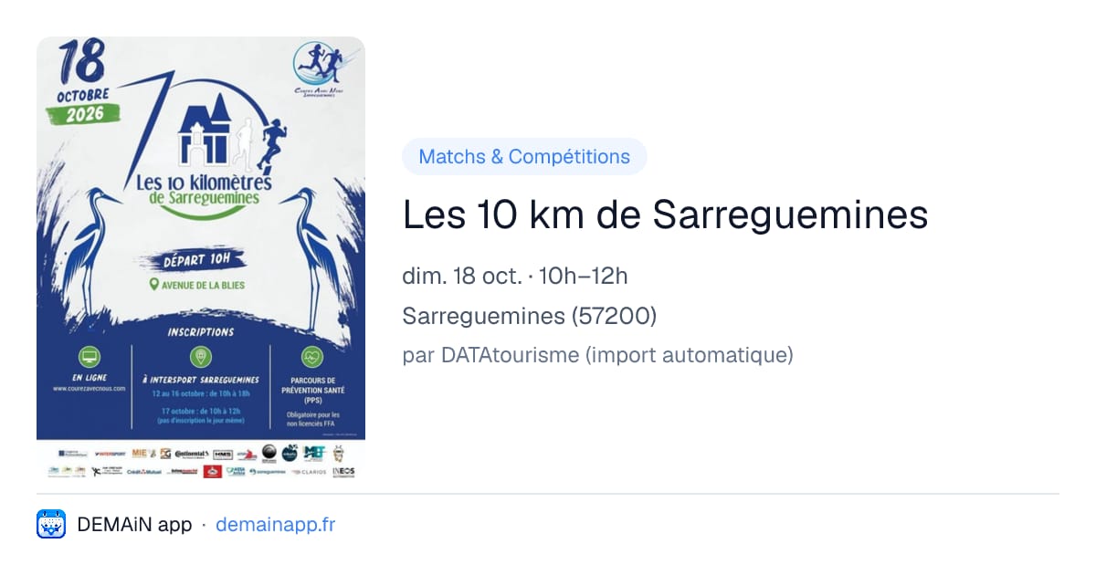 Les 10 km de Sarreguemines — Sarreguemines