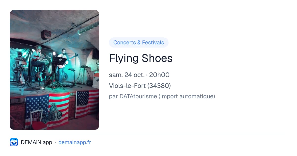 Flying Shoes — Viols-le-Fort