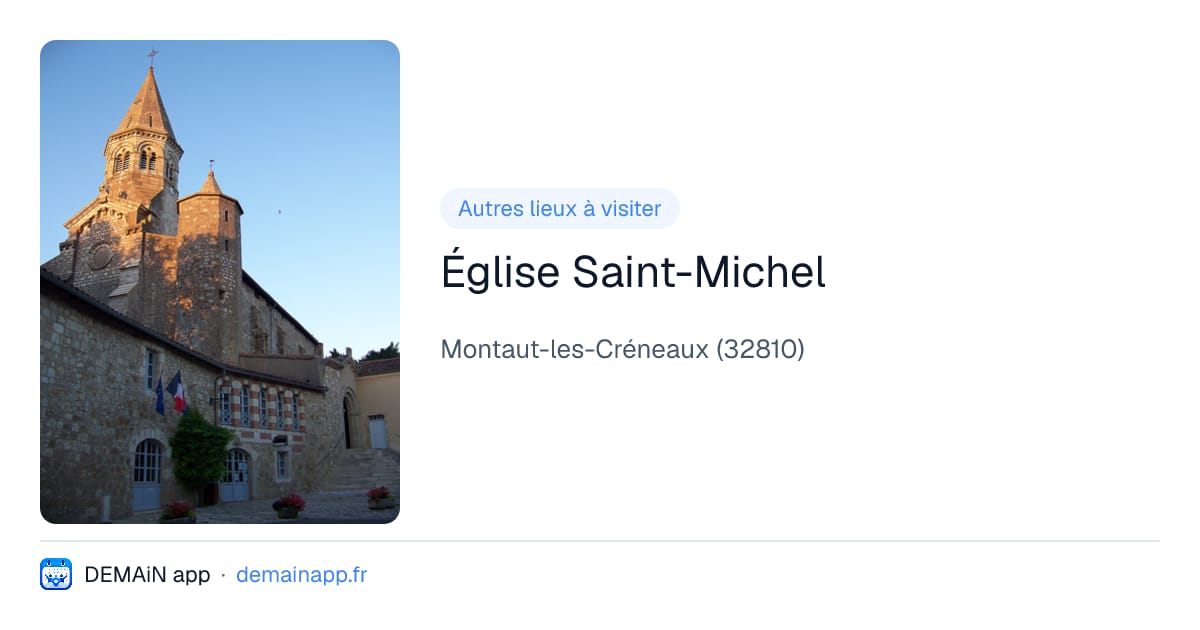 Église Saint-Michel — Montaut-les-Créneaux