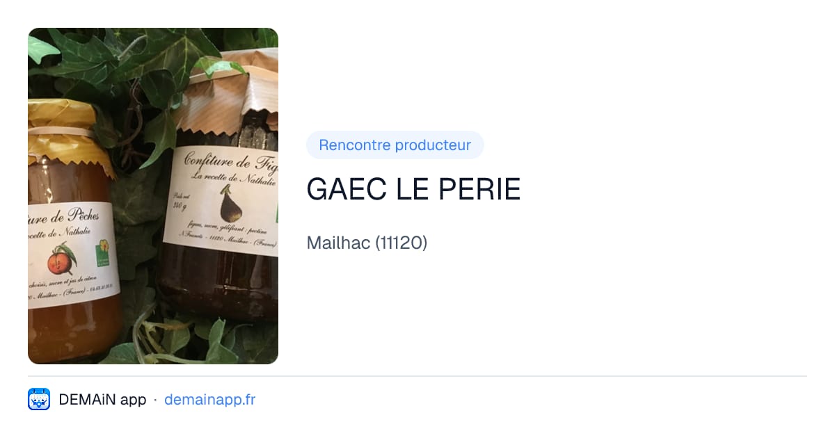GAEC LE PERIE — Mailhac