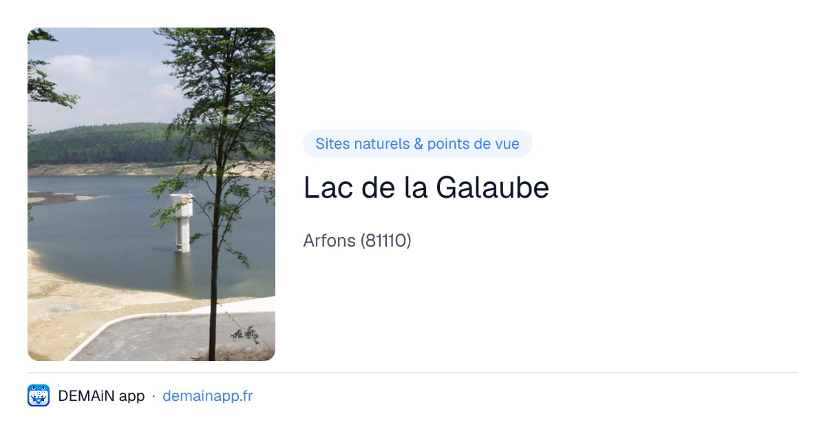 Lac de la Galaube — Arfons