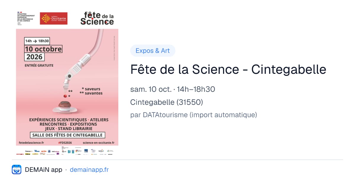 Fête de la Science - Cintegabelle — Cintegabelle