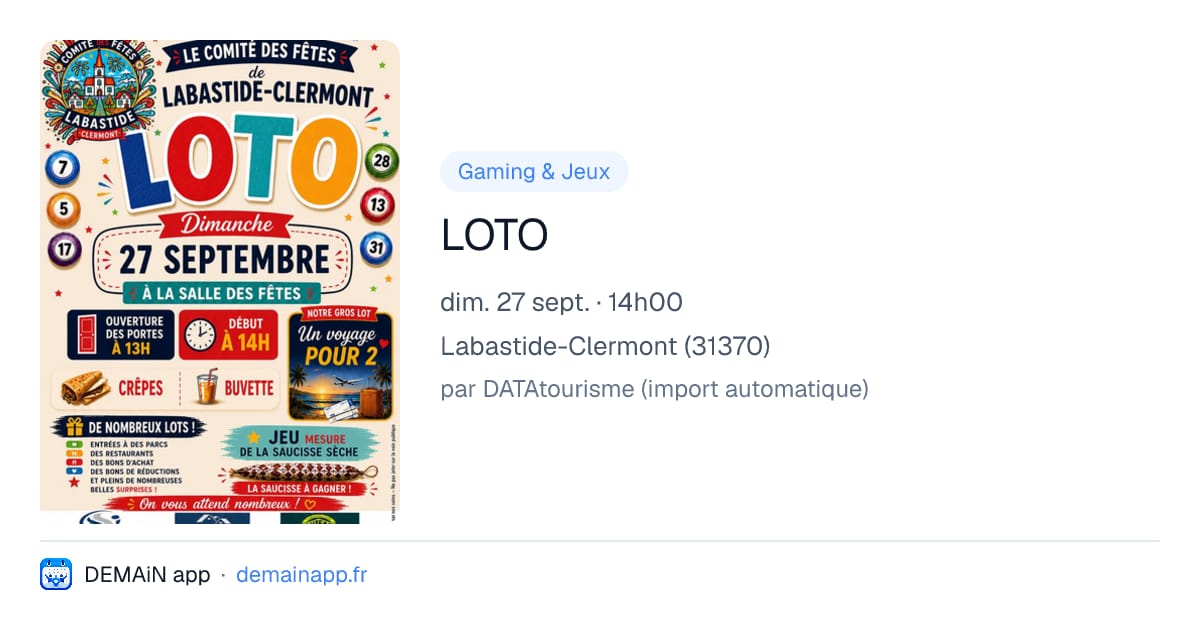 LOTO — Labastide-Clermont