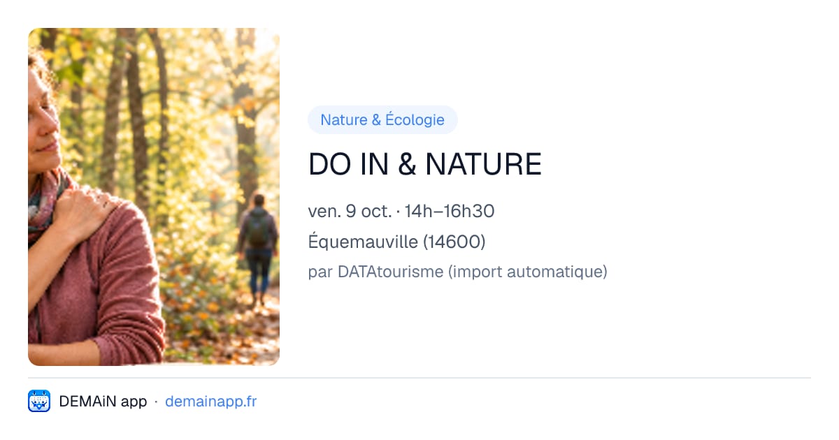 DO IN & NATURE — Équemauville