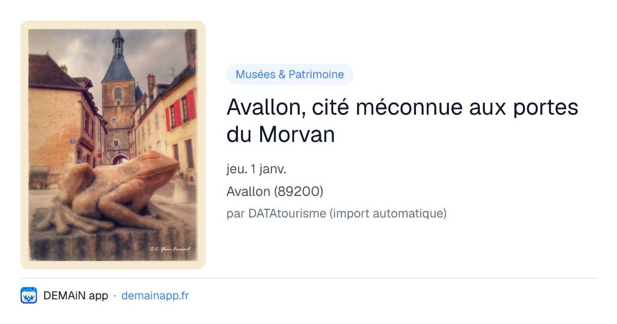 Avallon, cité méconnue aux portes du Morvan — Avallon