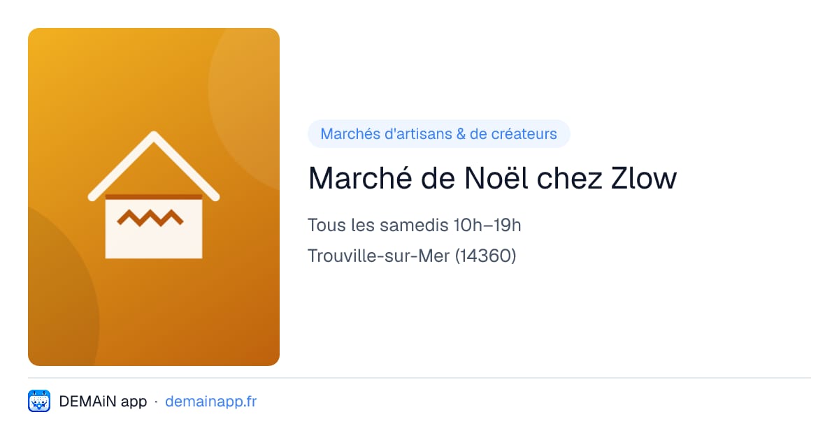 Marché de Noël chez Zlow — Trouville-sur-Mer