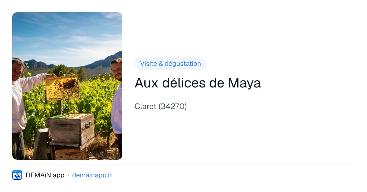 Aux délices de Maya — Claret