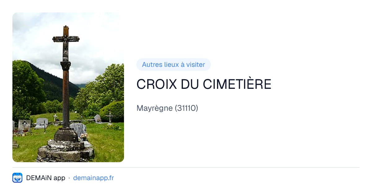CROIX DU CIMETIÈRE — Mayrègne