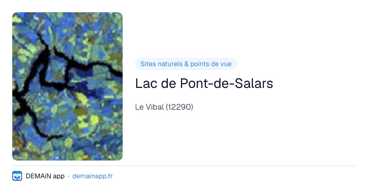 Lac de Pont-de-Salars — Le Vibal