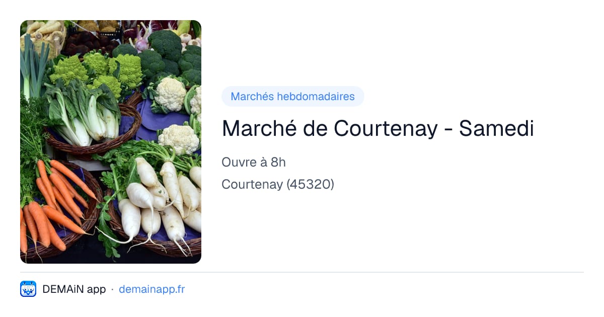 Marché de Courtenay - Samedi — Courtenay