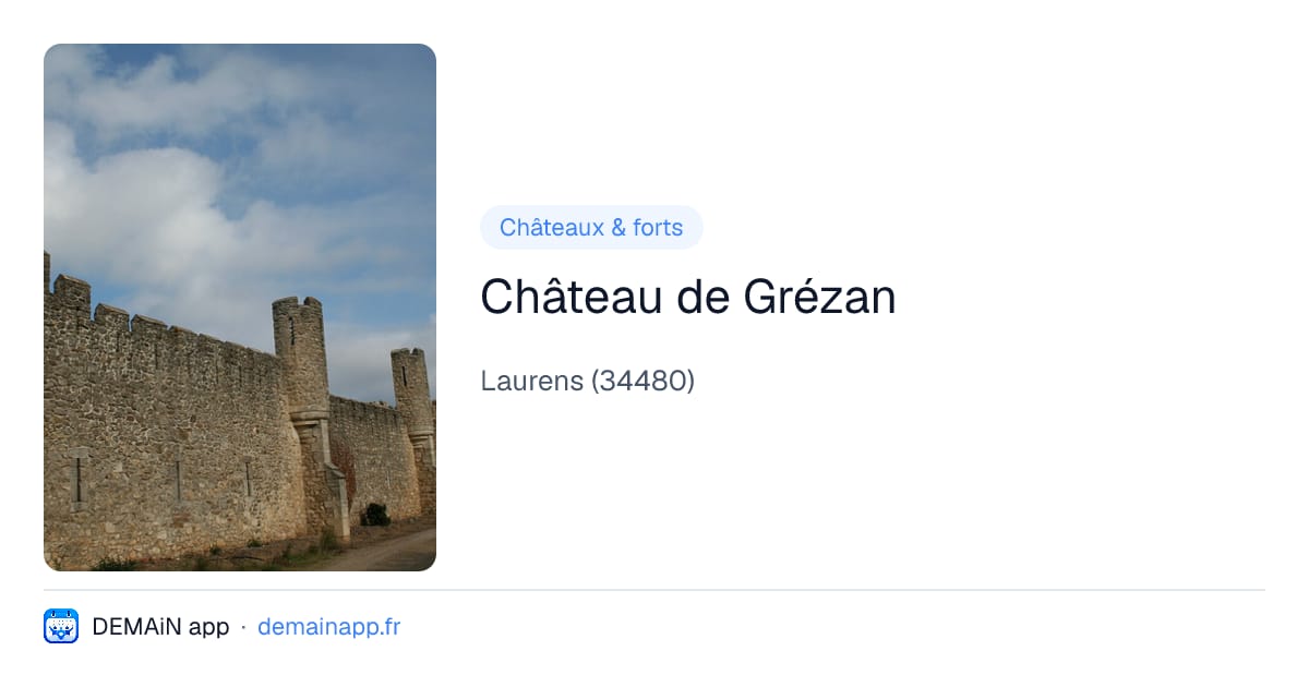 Château de Grézan — Laurens
