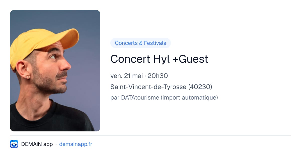 Concert Hyl +Guest — Saint-Vincent-de-Tyrosse