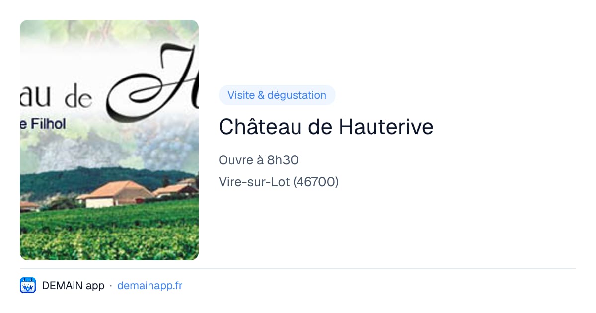 Château de Hauterive — Vire-sur-Lot