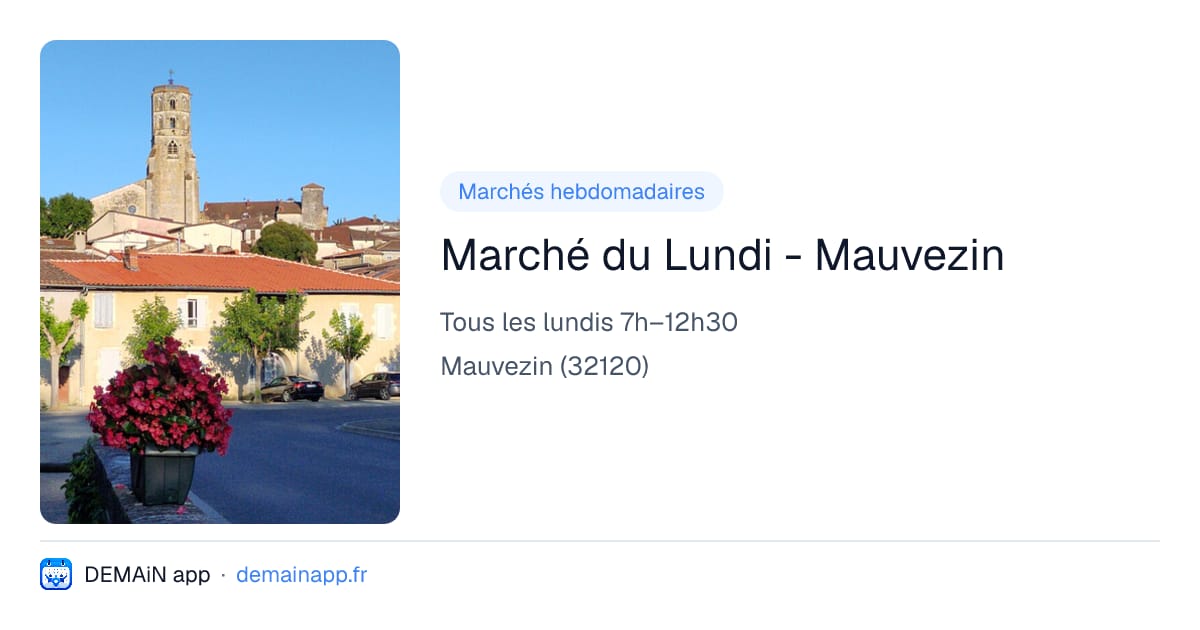 Marché du Lundi - Mauvezin — Mauvezin