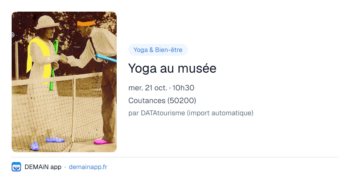 Yoga au musée — Coutances