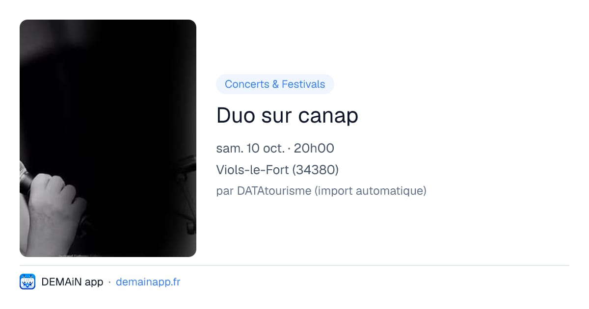 Duo sur canap — Viols-le-Fort