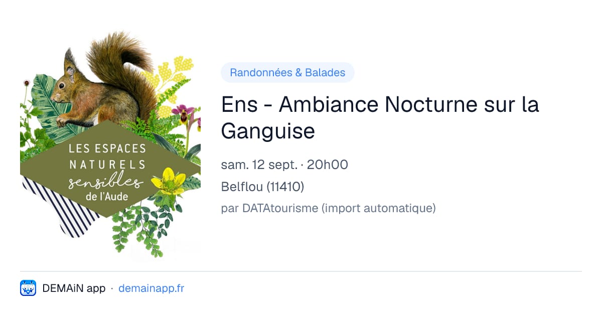 Ens - Ambiance Nocturne sur la Ganguise — Belflou