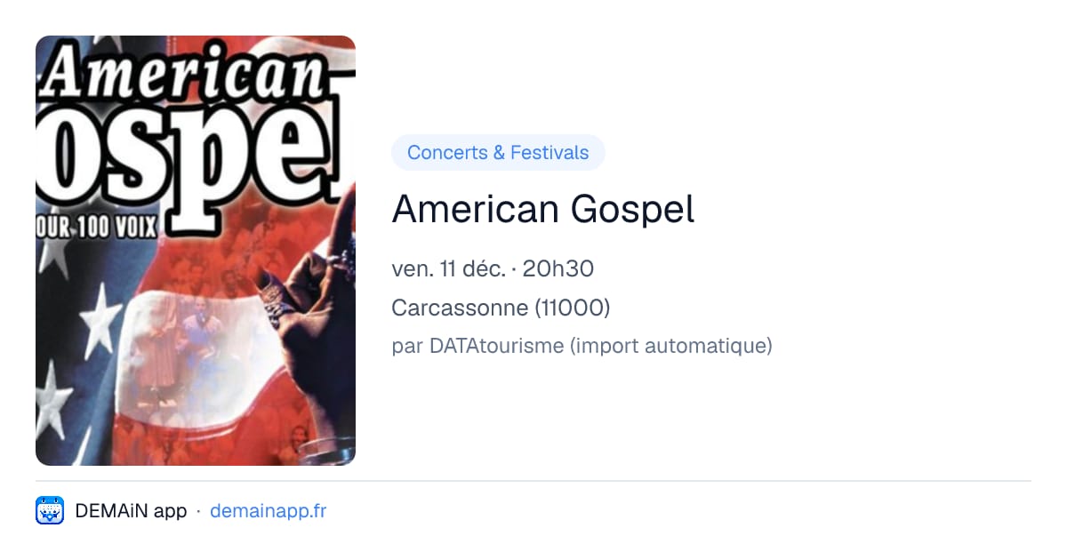 American Gospel — Carcassonne