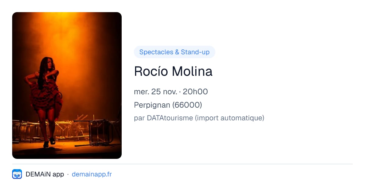 Rocío Molina — Perpignan