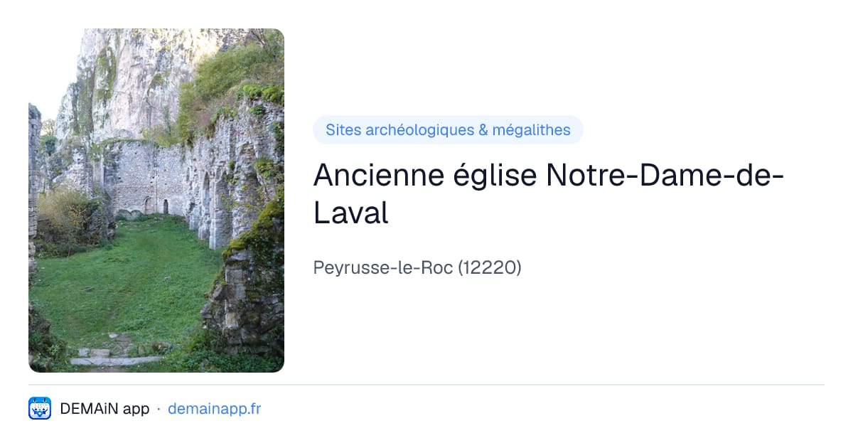 Ancienne église Notre-Dame-de-Laval — Peyrusse-le-Roc