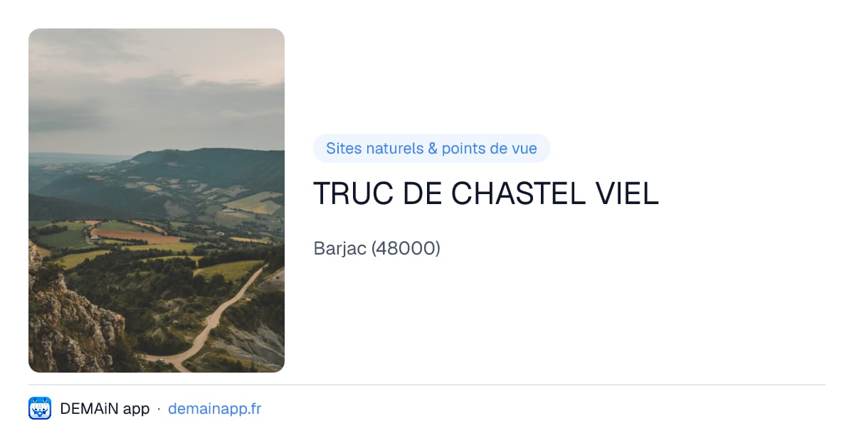 TRUC DE CHASTEL VIEL — Barjac
