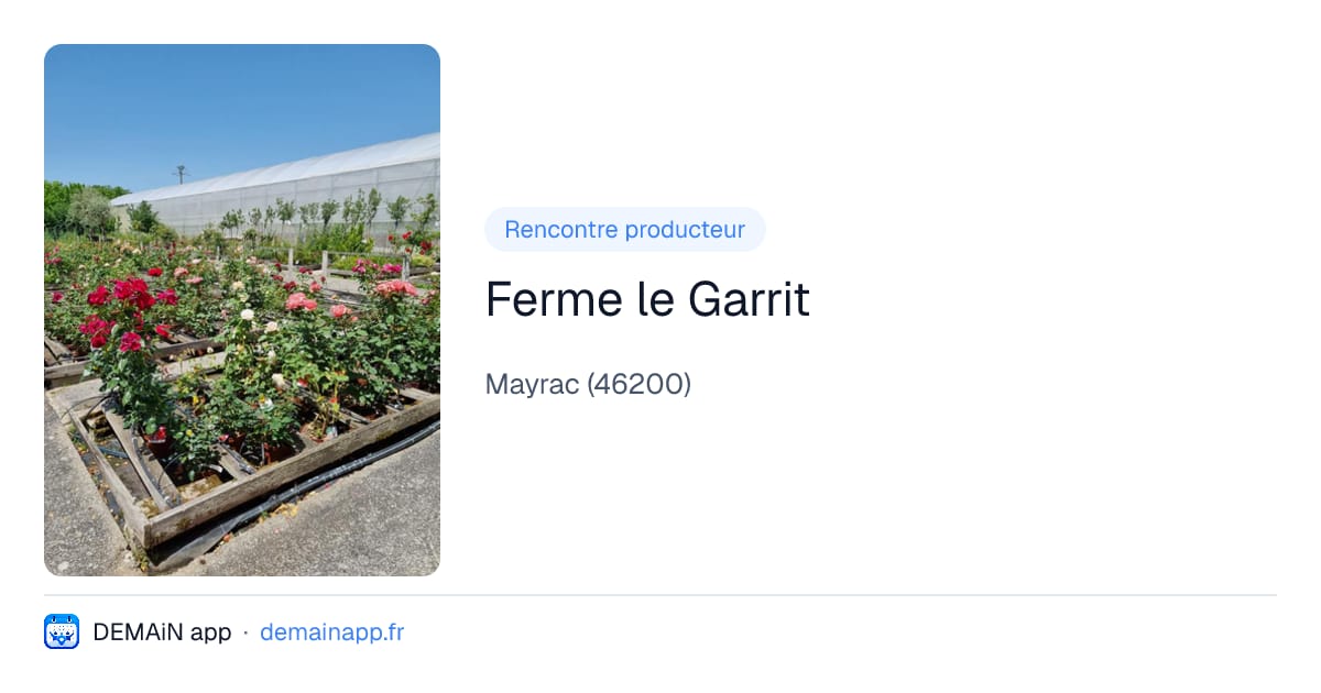 Ferme le Garrit — Mayrac