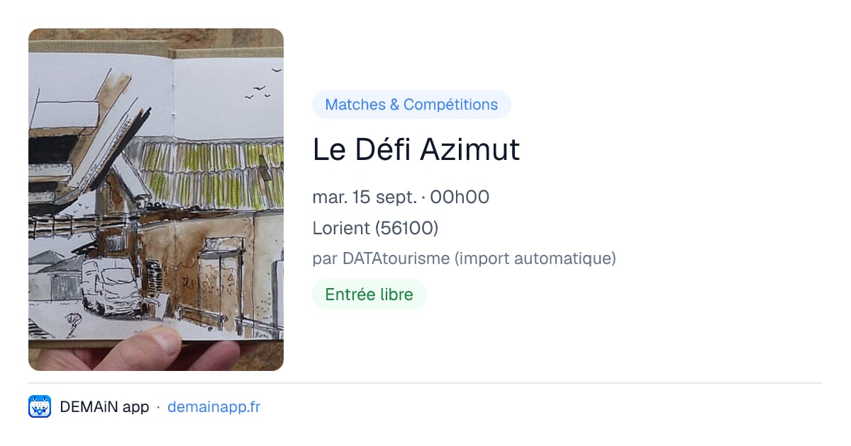 Le Défi Azimut — Lorient